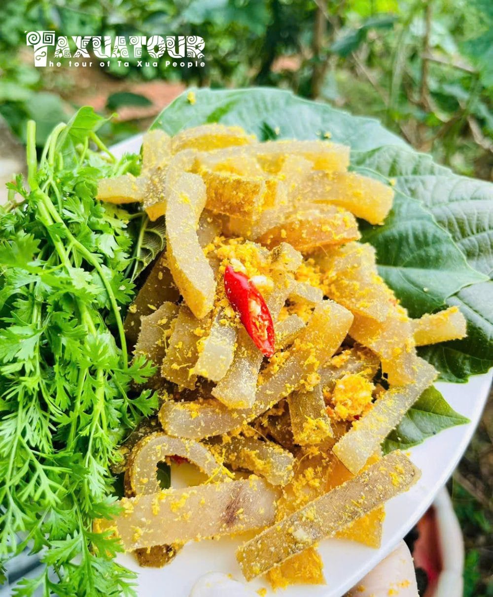 Đặc Sản Tà Xùa Nộm Da Trâu