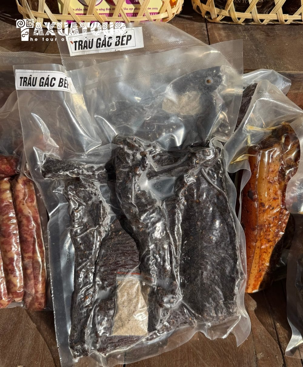 Đặc Sản Tà Xùa Thịt trâu gác bếp đặc sản Tà Xùa